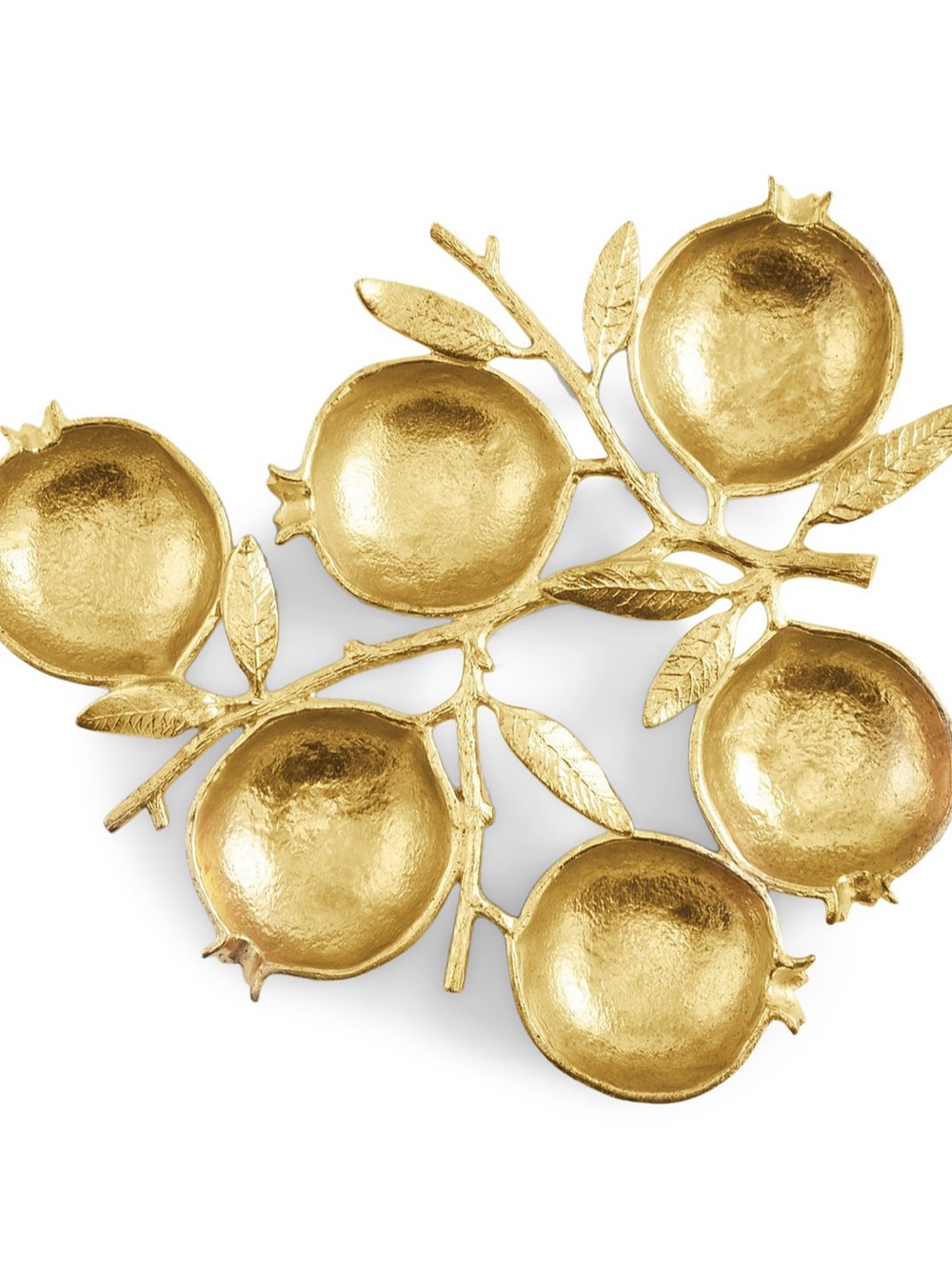 MICHAEL ARAM New Gold Pomegranate Seder Tray